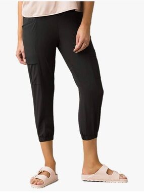 prAna Women's Kinetic Capri, Black, Size S
